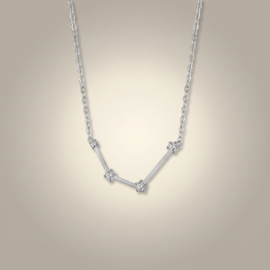 Wassermann Sternzeichen-Kette Silber