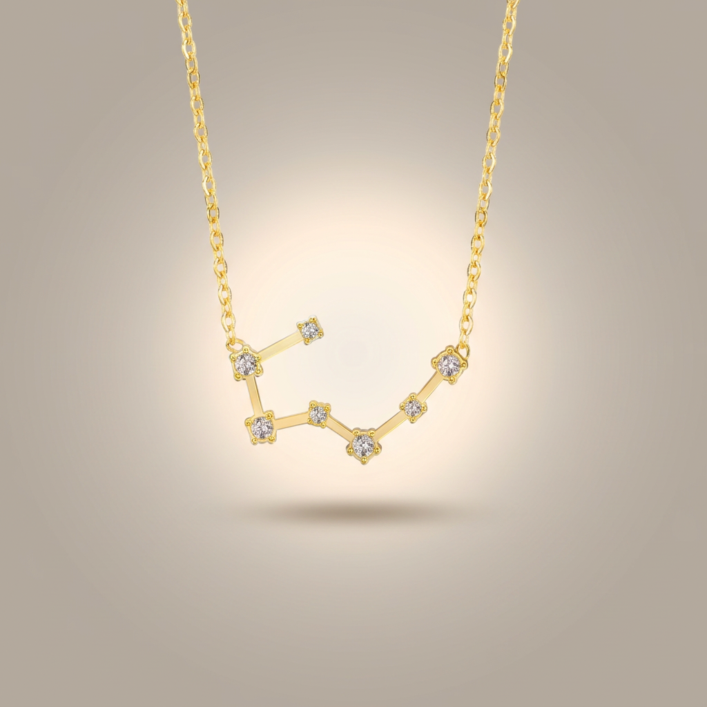Krebs Sternzeichen-Kette Gold