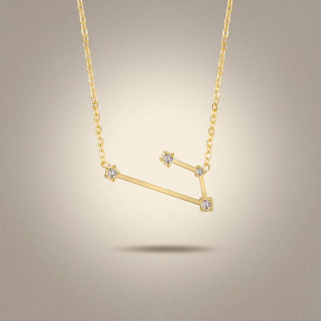 Widder Sternzeichen-Kette Gold